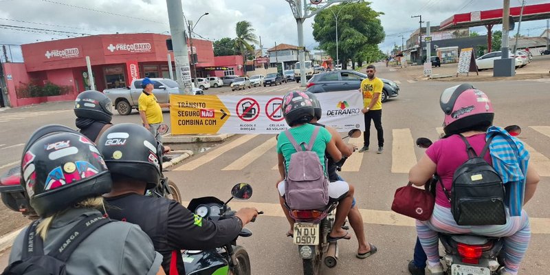 Detran-RO promove Mobilização “Pit Stop” em pontos com maior índice de sinistros em Porto Velho