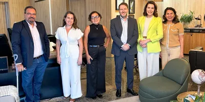 Alex Redano recebe ex-deputada Mileni Mota e representantes da Comissão de Direito Agrário da OAB-RO