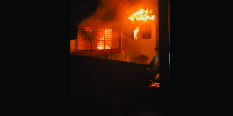 Mãe e duas filhas escapam de incêndio em Rondônia; ex-companheiro é suspeito de provocar fogo