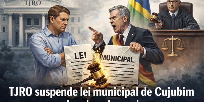 TJRO suspende lei do município de Cujubim que alterava plano de carreira de servidores