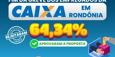 FIM DA GREVE EM RONDÔNIA: Empregados da Caixa aprovam propostas do banco