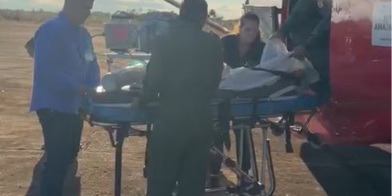 Criança é transferida de helicóptero para Porto Velho após engasgar com ovo de codorna em Guajará-Mirim, RO