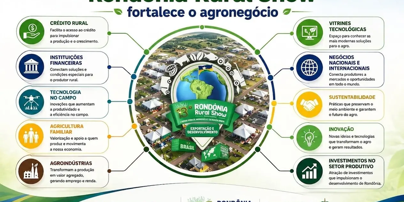 Rondônia Rural Show Internacional se consolida como uma das maiores vitrines de oportunidades do agronegócio brasileiro